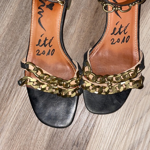 Vintage Lanvin sandals, size 37.5 - Picture 3 of 8